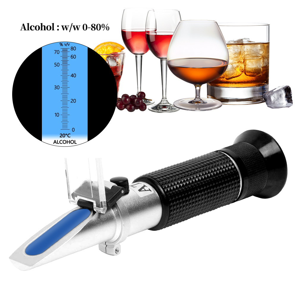 Ручной рефрактометр для спирта – обзор и цена Refractometer Salinity