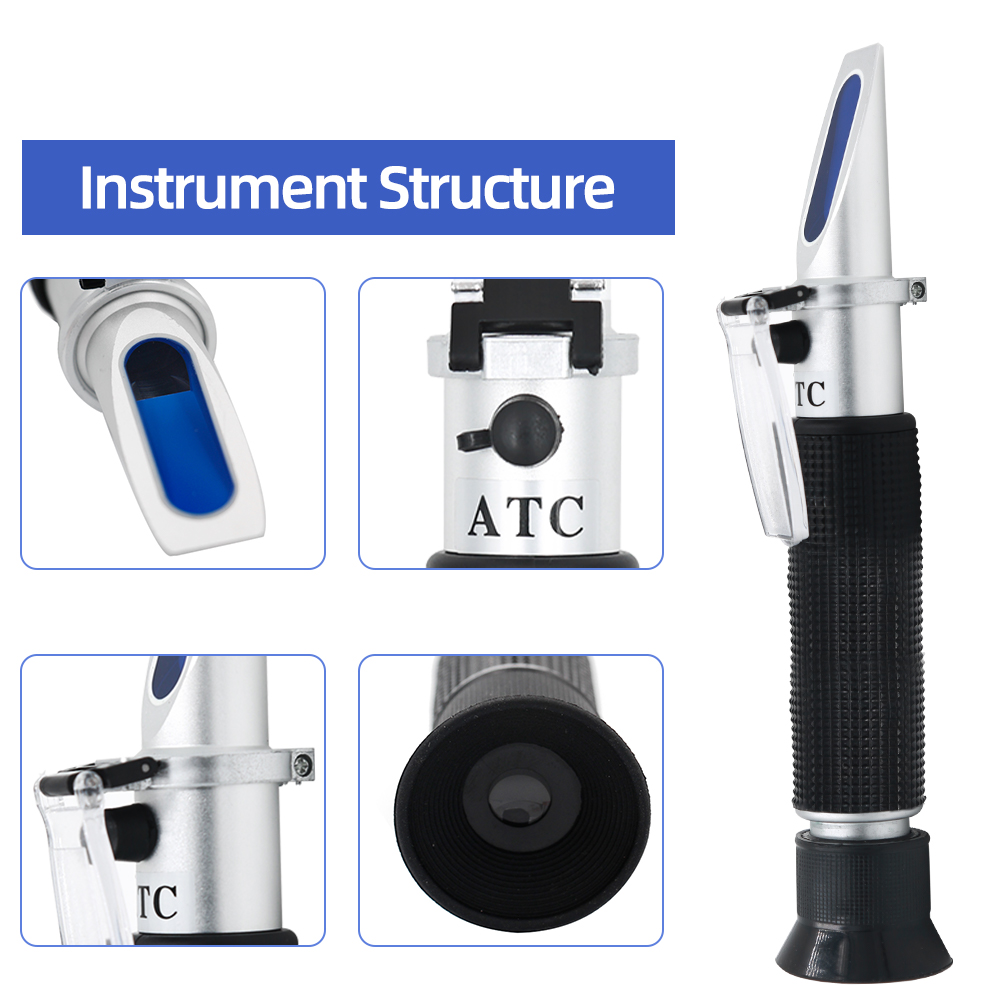 Ручной рефрактометр солености, – обзор и цена Refractometer Salinity