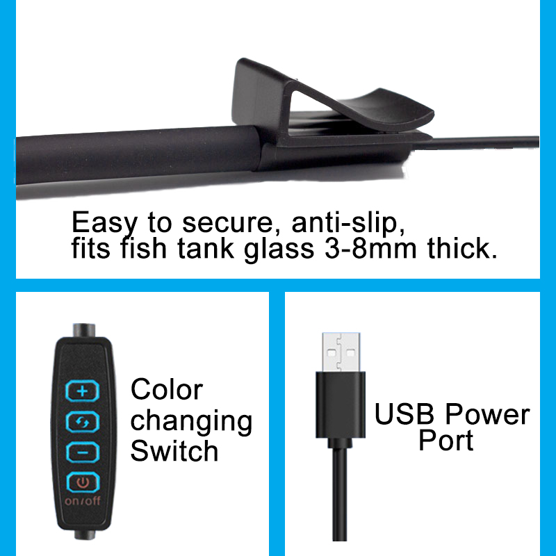USB светодиодная лампа для акв – обзор и цена Marine Aquarium Mini