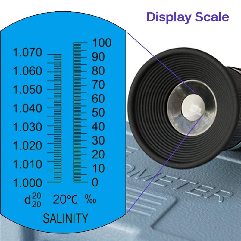 Рефрактометр для определения с – обзор и цена Refractometer Salinity