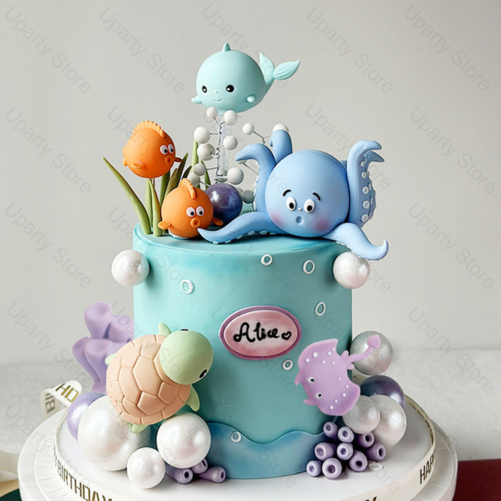 22 шт. морские животные топпер – обзор и цена Marine Aquarium Decorations