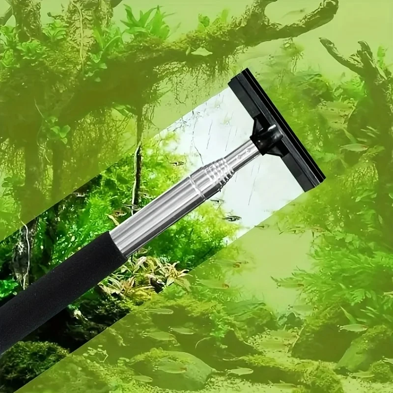 Телескопический скребок для ак – обзор и цена Marine Aquarium Glass Cleaner