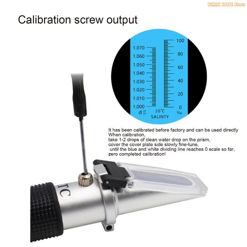 K1AE Рефрактометр солености Те – обзор и цена Refractometer Salinity