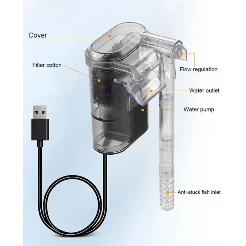 Мини-внешний фильтр-водопад дл – обзор и цена Marine Aquarium Mini