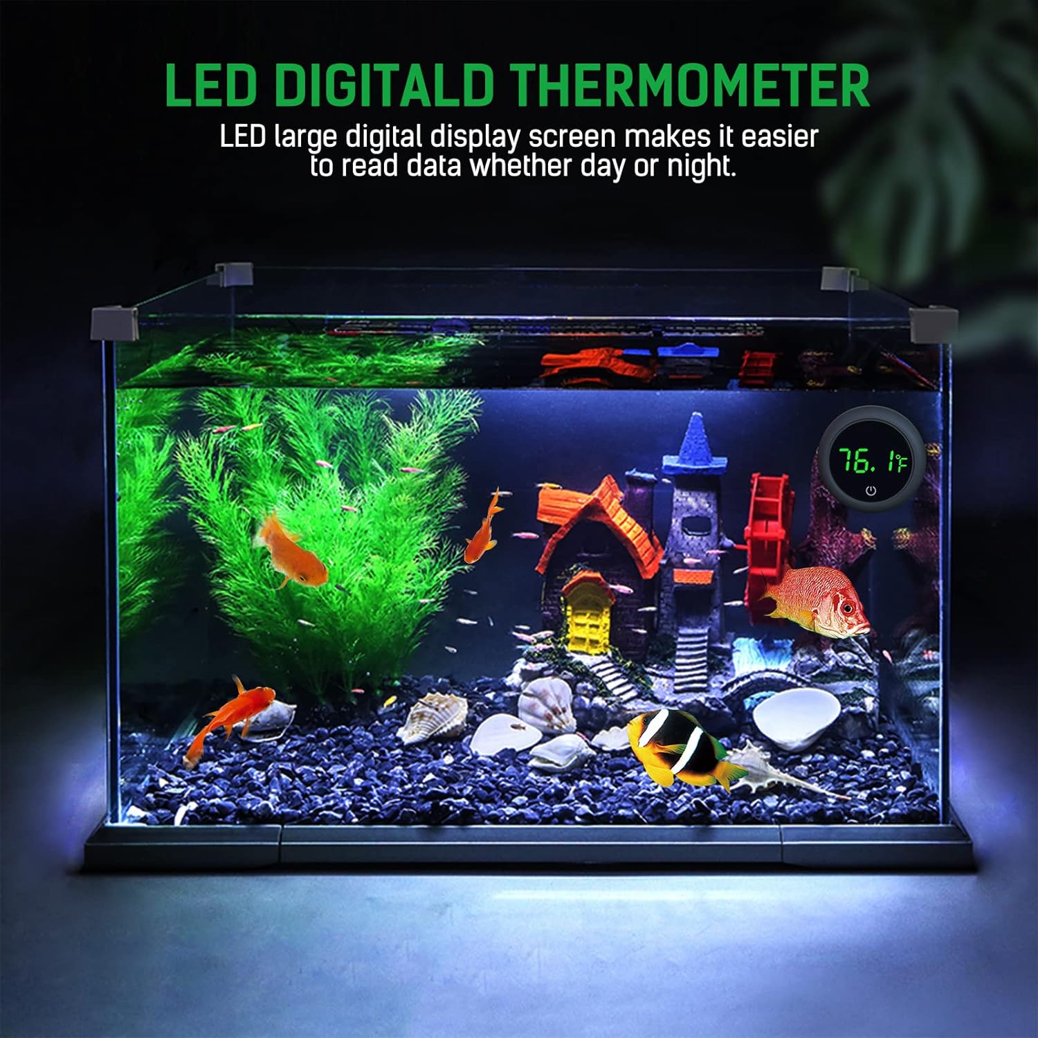 Светодиодный цифровой термомет – обзор и цена Aquarium Marine Color