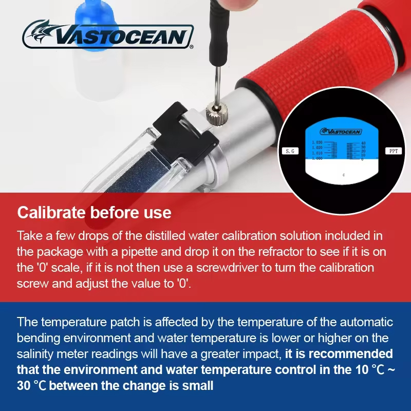 Рефрактометр для морской воды  – обзор и цена Refractometer Salinity