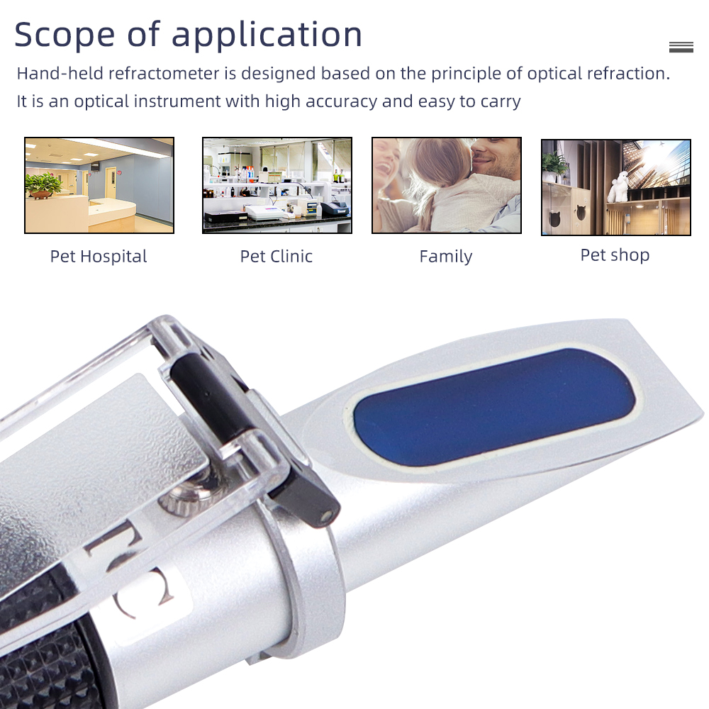 Рефрактометр для мочи для коше – обзор и цена Refractometer Salinity